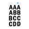 Black Alphabet Stickers by Recollections™